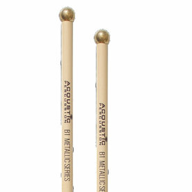 ACOUSTIC PERCUSSION Brass Glockenspiel mallets extra hard 12mm, rattan