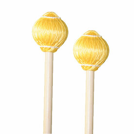 BALTER Vibe Mallets, yellow cord, hard Rattan handles