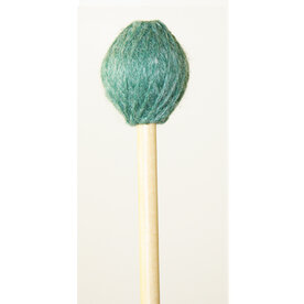 BALTER Marimba Mallets dual tone green medium hard rattan