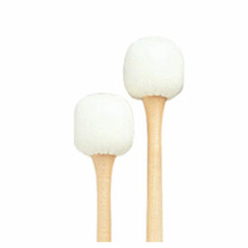 PLAYWOOD Bassdrum mallets cork core maple shaft, felt, (pair)
