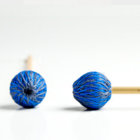 MARIMBA ONE Double helix, medium Rattan, Gray/Blue