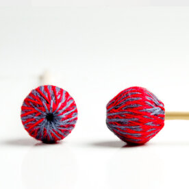 MARIMBA ONE Double helix, soft Rattan, Gray/Red