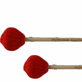 ENCORE Marimba mallets Kana Omori 2R Medium Hard, Rattan handles