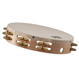 GROVER Tambourine 10" Series II brass