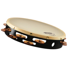 GROVER Tambourine 10" Beryllium copper Synthetic head, X- series, double row