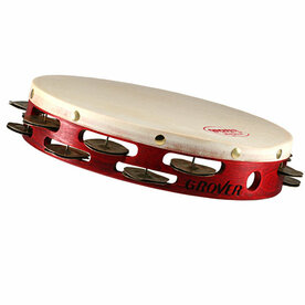GROVER Tambourine 8" heat treated steel Double row