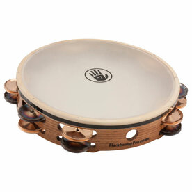 BLACK SWAMP Tambourine 10" double row Chromium/phosphor bronze, synthetic head