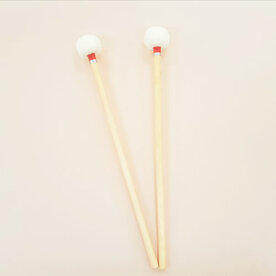 CONCORDE Timpani sticks, medium hard wooden handles,  cork core, red-silver