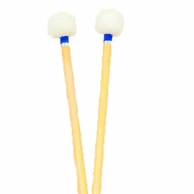 CONCORDE Timpani sticks, medium wooden handles,  cork core, blue-silver