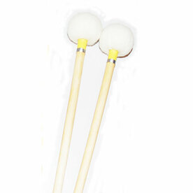 CONCORDE Timpani sticks, soft wooden handles, cork core, yellow-silver