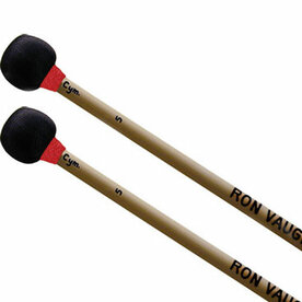 VAUGHN RON Cymbal mallets, X-long Rattan 15½" Rattan, red