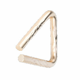 SABIAN Triangle 4" center hammered bronze B8
