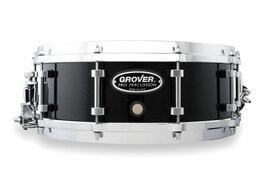 GROVER Snare drum 14" x 5", Concert Charcoal Ebony, ITap system