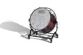 ADAMS Concert bass drum 36" x 22" free s Free suspended stand