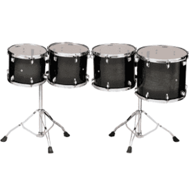 TAMA Concert toms, 12", 13", 14", 16" Low pitched set