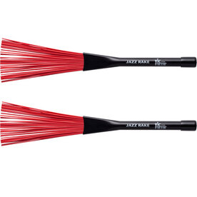 VIC FIRTH Brushes Jazz Rake, red nylon
