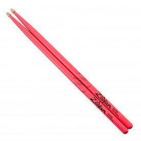 ZILDJIAN Drumstick 5A Acorn, neon pink