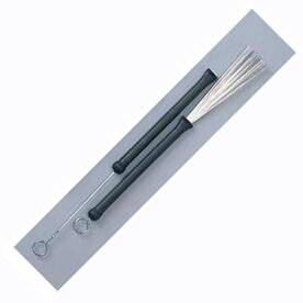 PLAYWOOD Wire Brush, push adjustable Rubber-coated shaft