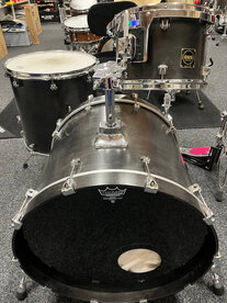 GMS Drumset, 3 pcs. set, Midnight 12"TT, 16"FT, 22"BD incl. tomholder