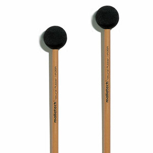 MALLETECH Xylophone Mallets, Natural Rub ber, extremely hard